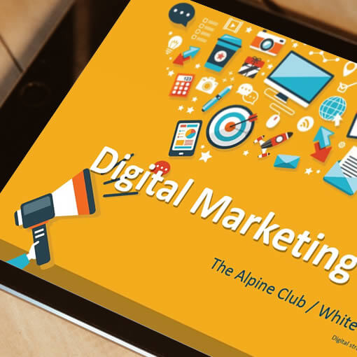 Digital Marketing Strategy Presentation - White Mountain Chalets